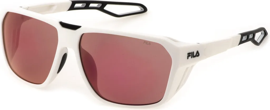 Lunettes de soleil pour conduire Fila SFI722 monture blanche homme 63mm