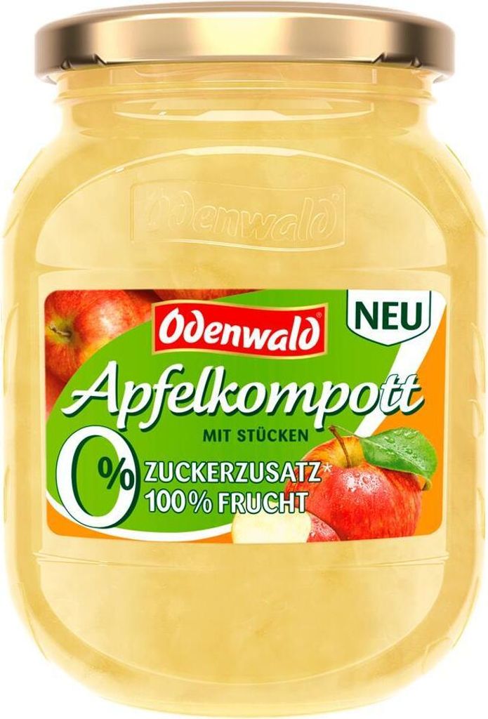 Apfelkompott o.Zuck.Odw.370ml Produktbild 