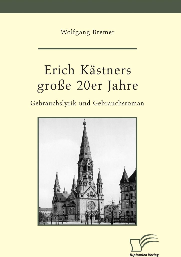 Erich Kästners große 20er Jahre. Gebrauchslyrik und Gebrauchsroman