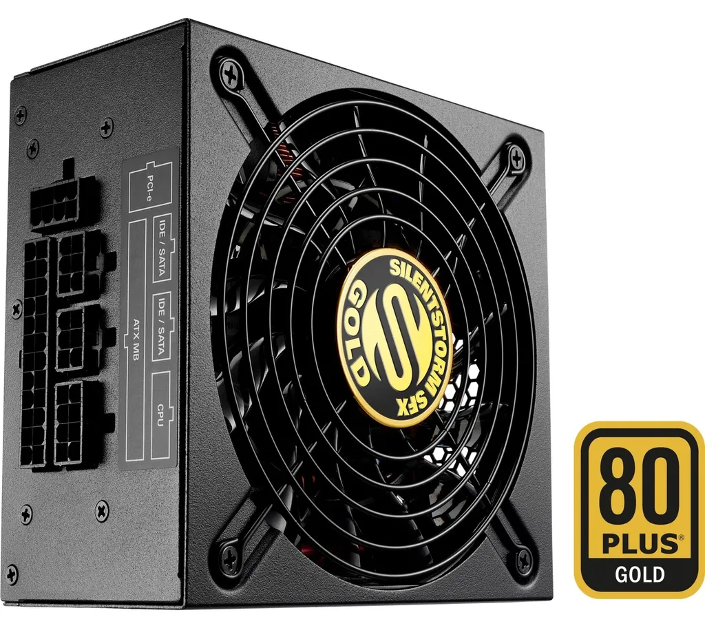 Sharkoon SilentStorm SFX 500W Gold Netzteil modulaire scw performance