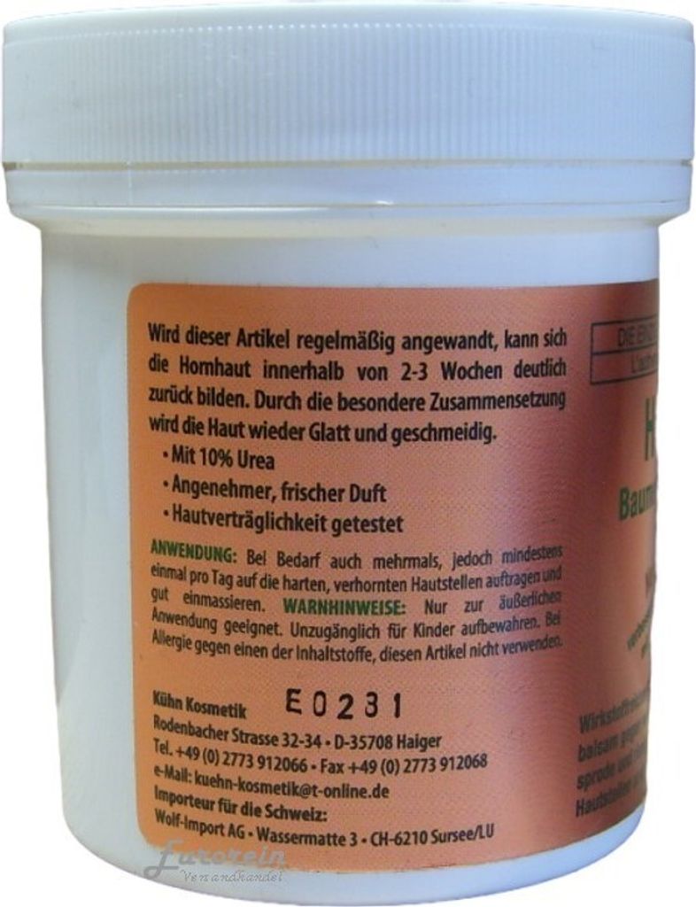 Hornhaut Balsam 125 ml von Dr. Sachers Kühn Kosmetik Produktbild 2