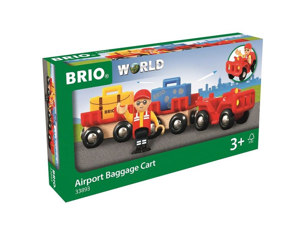 BRIO Flughafen-Gepäckwagen, 8-tlg., Geländewagen, Produktbild 