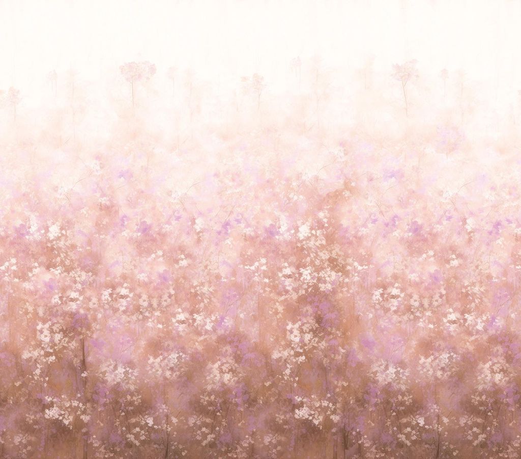 Sanders & Sanders Fototapete Blumen Rosa und Lila 318 x 280 cm