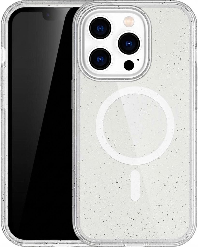 imoshion Sparkle Back Cover mit MagSafe iPhone 13 Pro - Glitzer Transparent