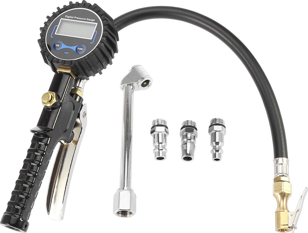 300 PSI Digitales Manometer mit Hebel 3 Typ Düsen Set für Auto