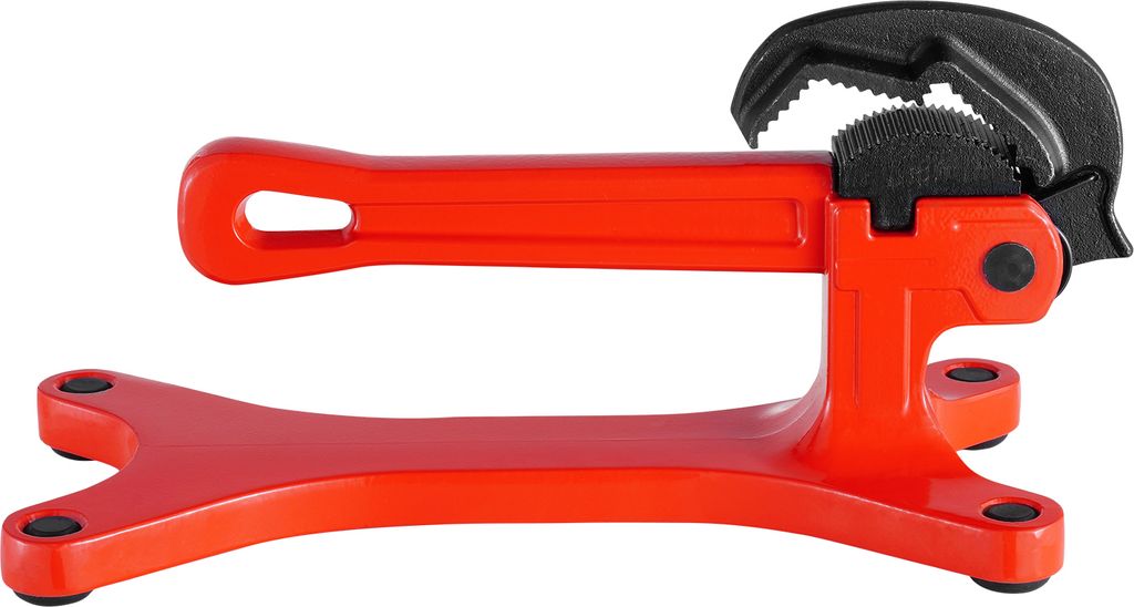 SucceBuy Tragbarer Rohrschraubstock aus Aluminium, Kapazität 3,175-38,1 mm