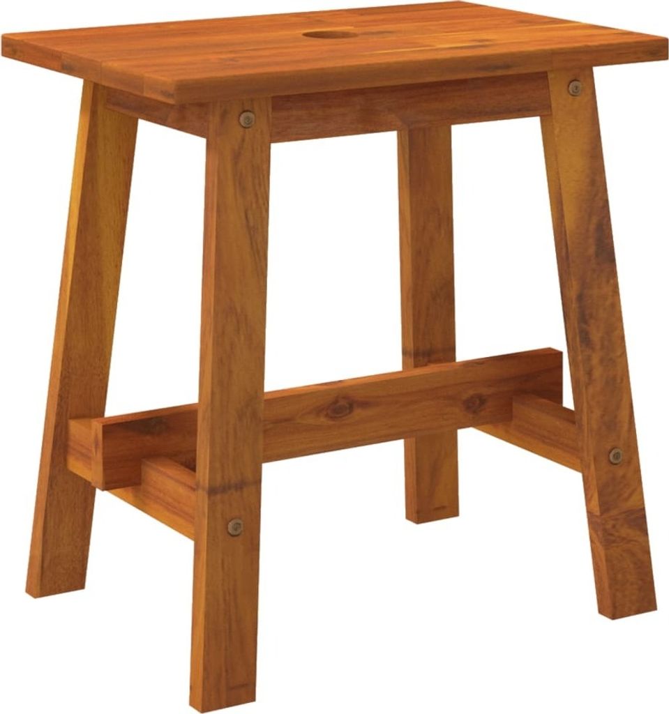 Hocker 45x29x45 cm Rechteckig Massivholz Akazie