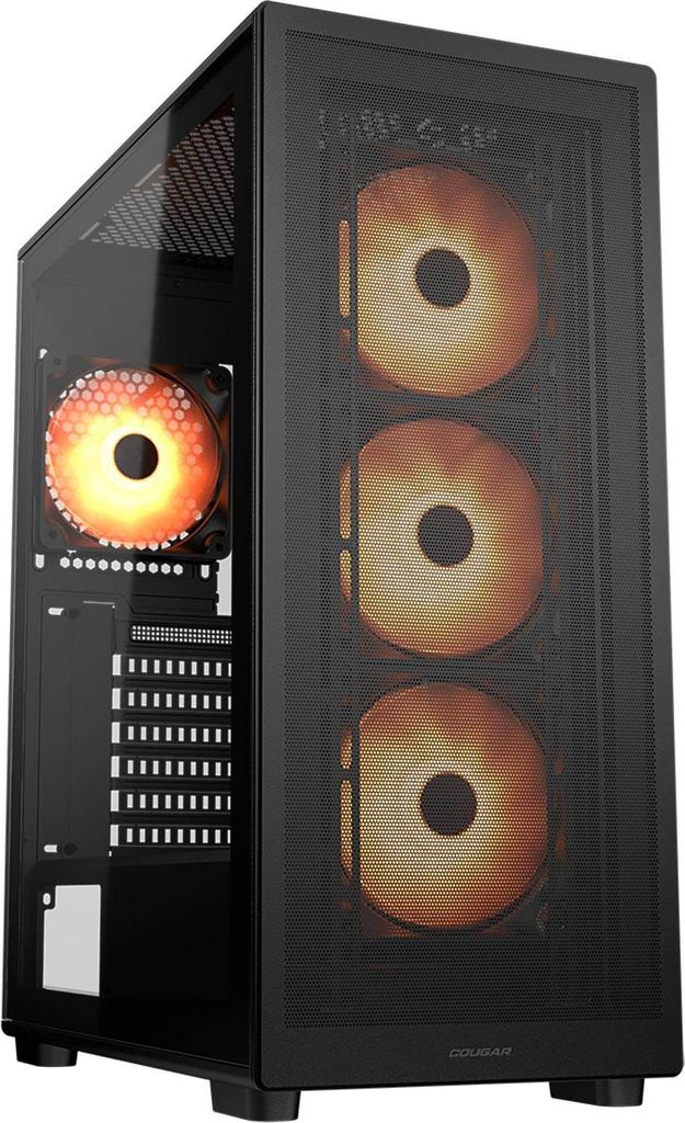 Cougar MX220 RGB Mid Tower Gehäuse Schwarz ATX Micro ATX Mini ITX