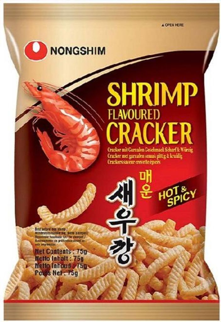 Pikante Krabbenchips 75g - Nong Shim Produktbild 