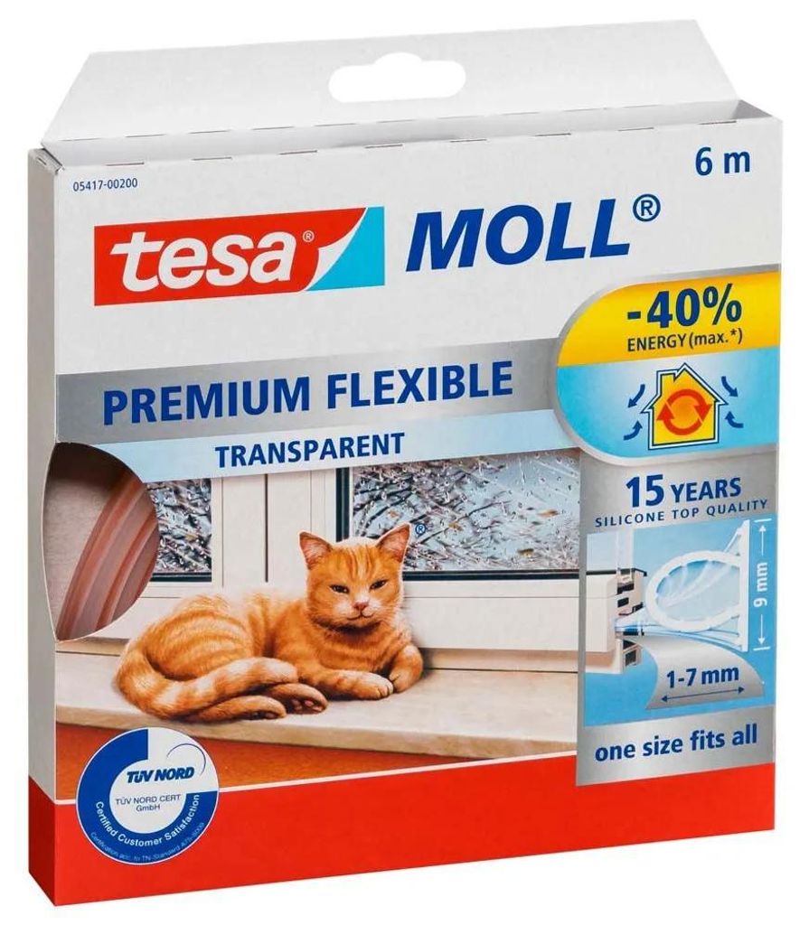 Tesa Moll Premium flexible 6m Transparent 05417 Immagine del prodotto 