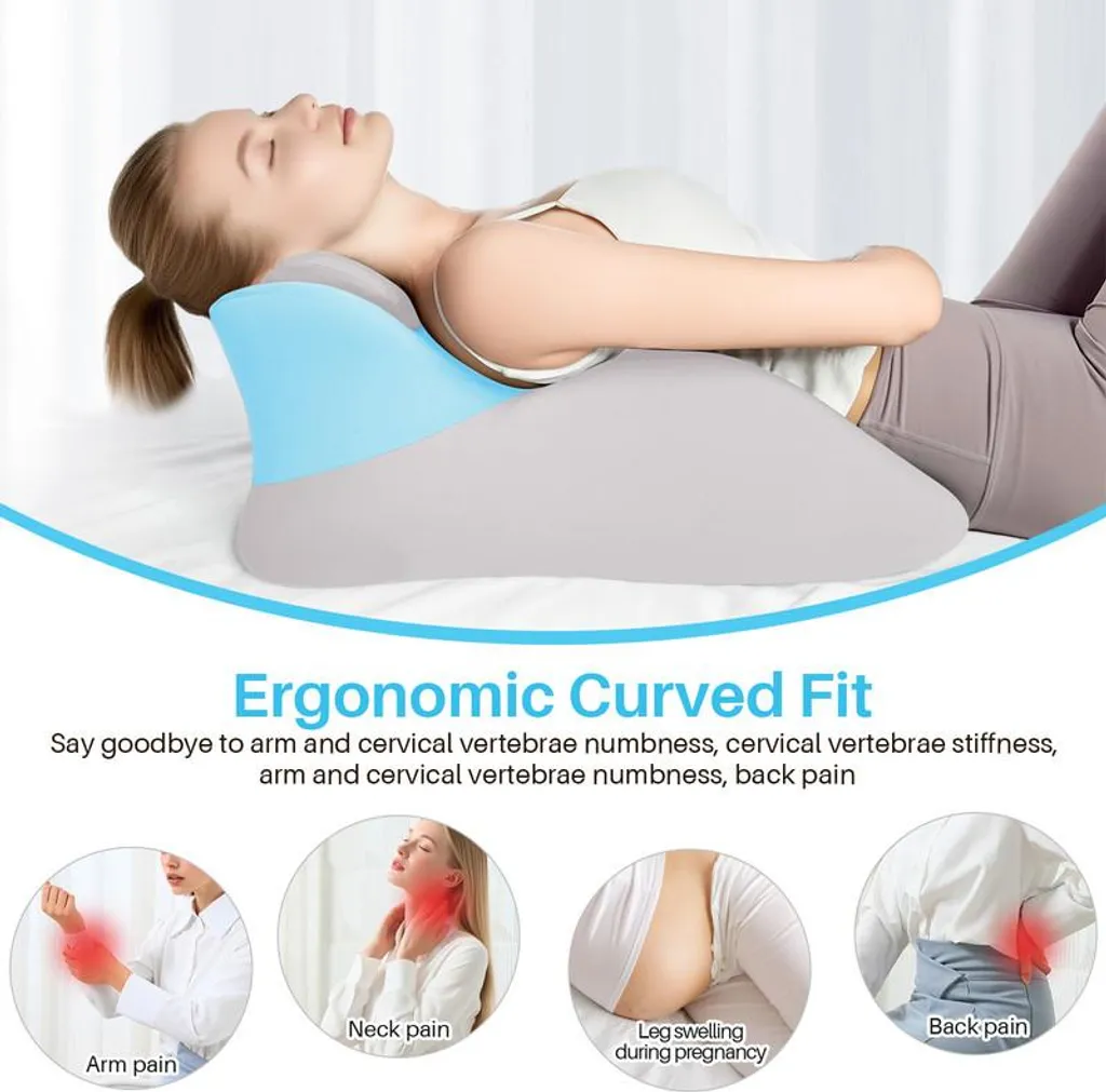 Support de lecture et sommeil ventral : coussin cervical à mémoire
