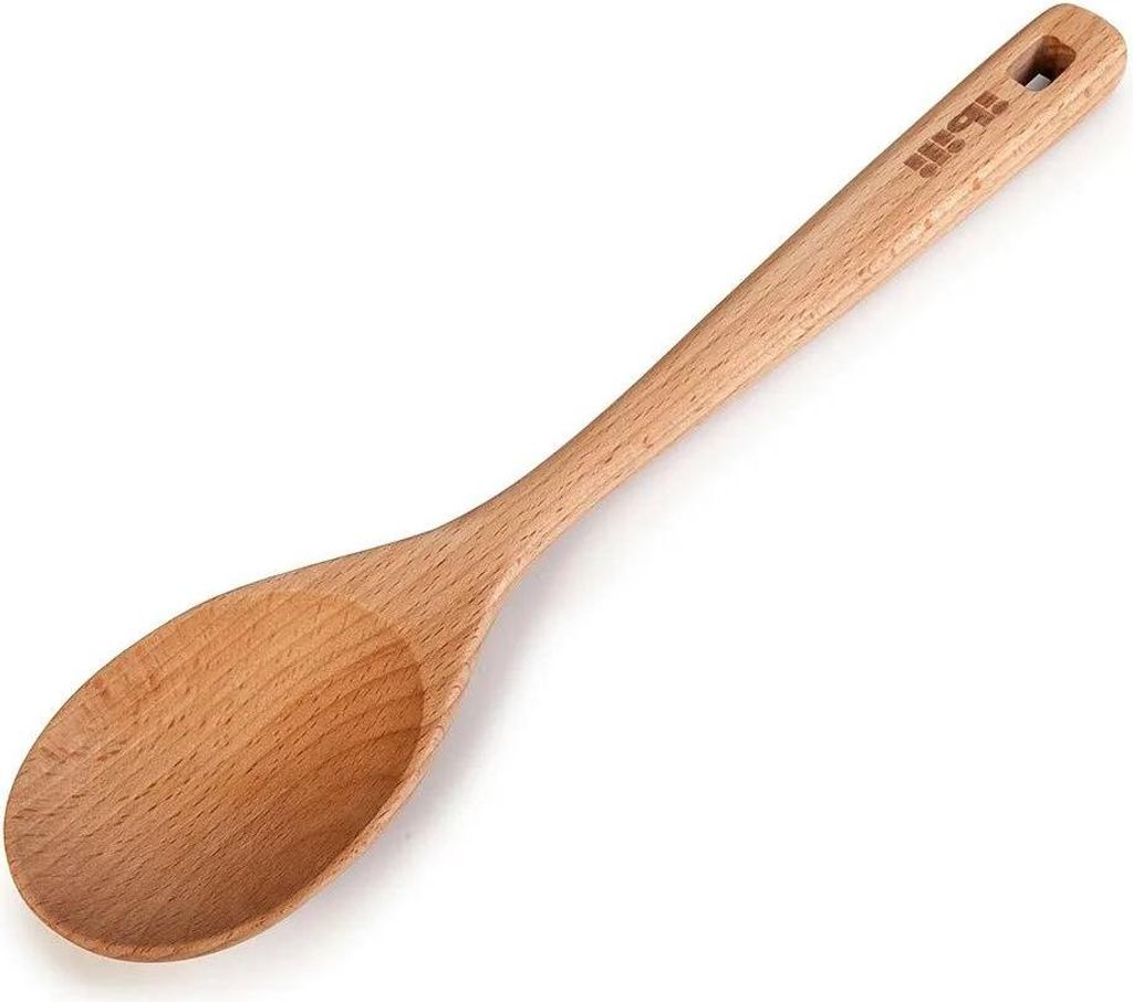 Ibili Runder Holzlöffel 25 Cm Golden Golden One Size