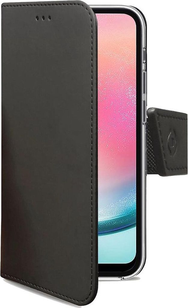 Celly WALLY, Geldbörsenhülle, Samsung, Galaxy A24 4G, 16,5 cm (6.5"), Schwarz