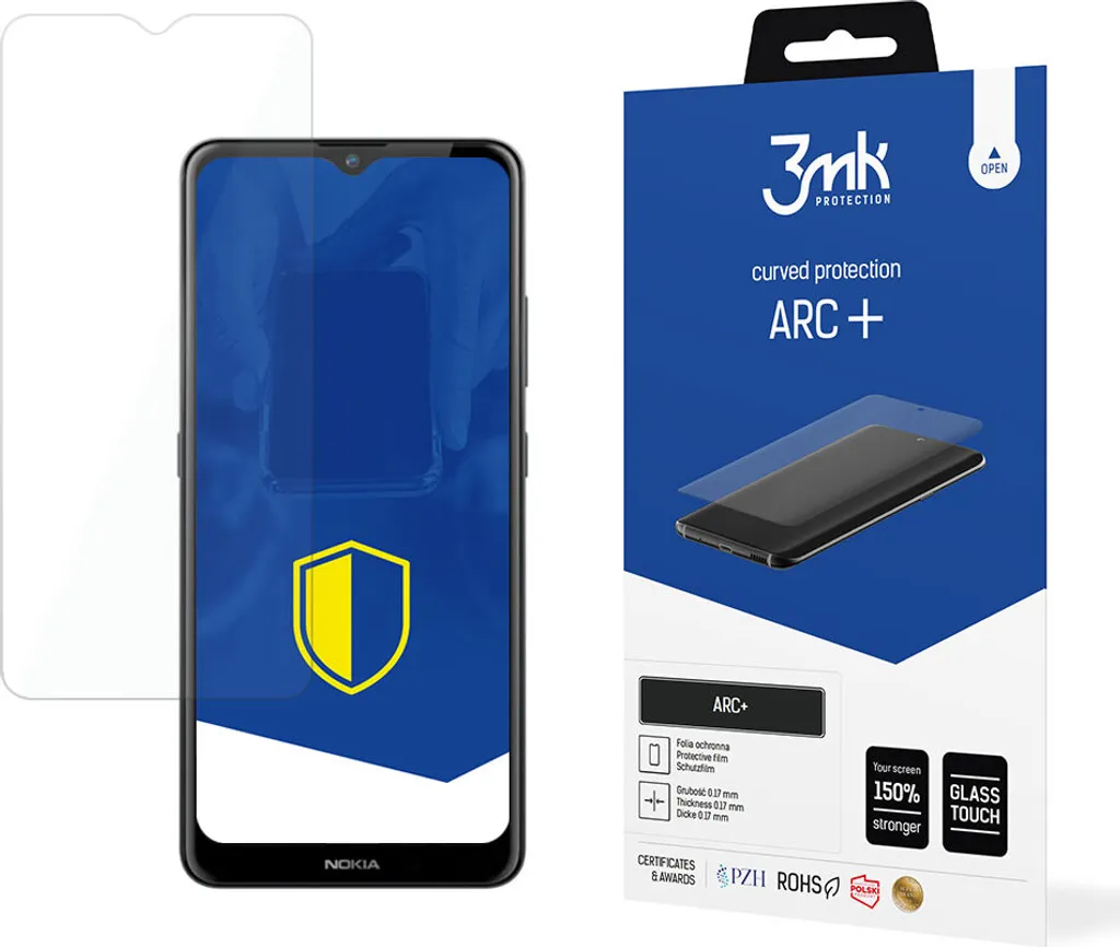 Pellicola Nokia 2.4 3mk Arc+: Proteggi lo Schermo Senza Bolle!