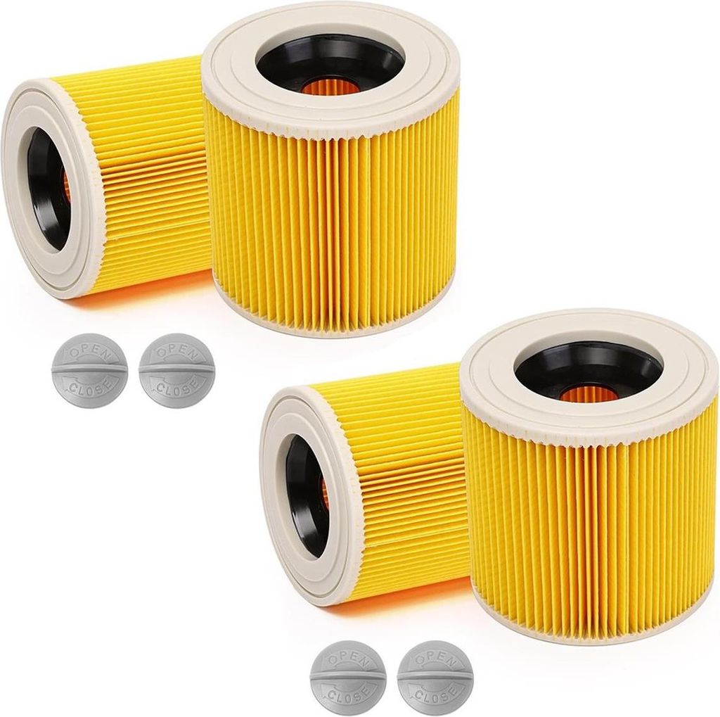 4er Set - Kärcher Patronenfilter 6.414-552.0 inkl. Produktbild 