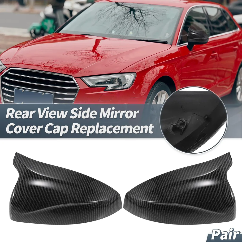 Couvercles rétroviseur carbone de rechange pour rénovation Audi A3 8V