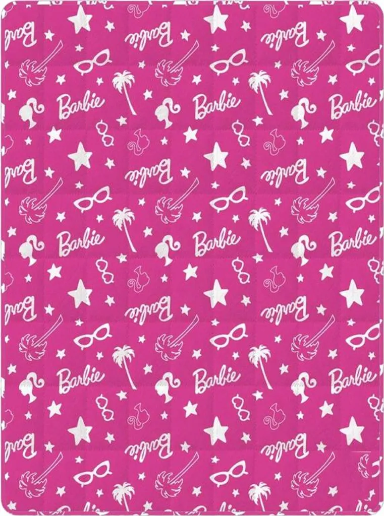 Couverture de Poids Barbie pour Sommeil Enfant - Polaire 110 x 170 cm