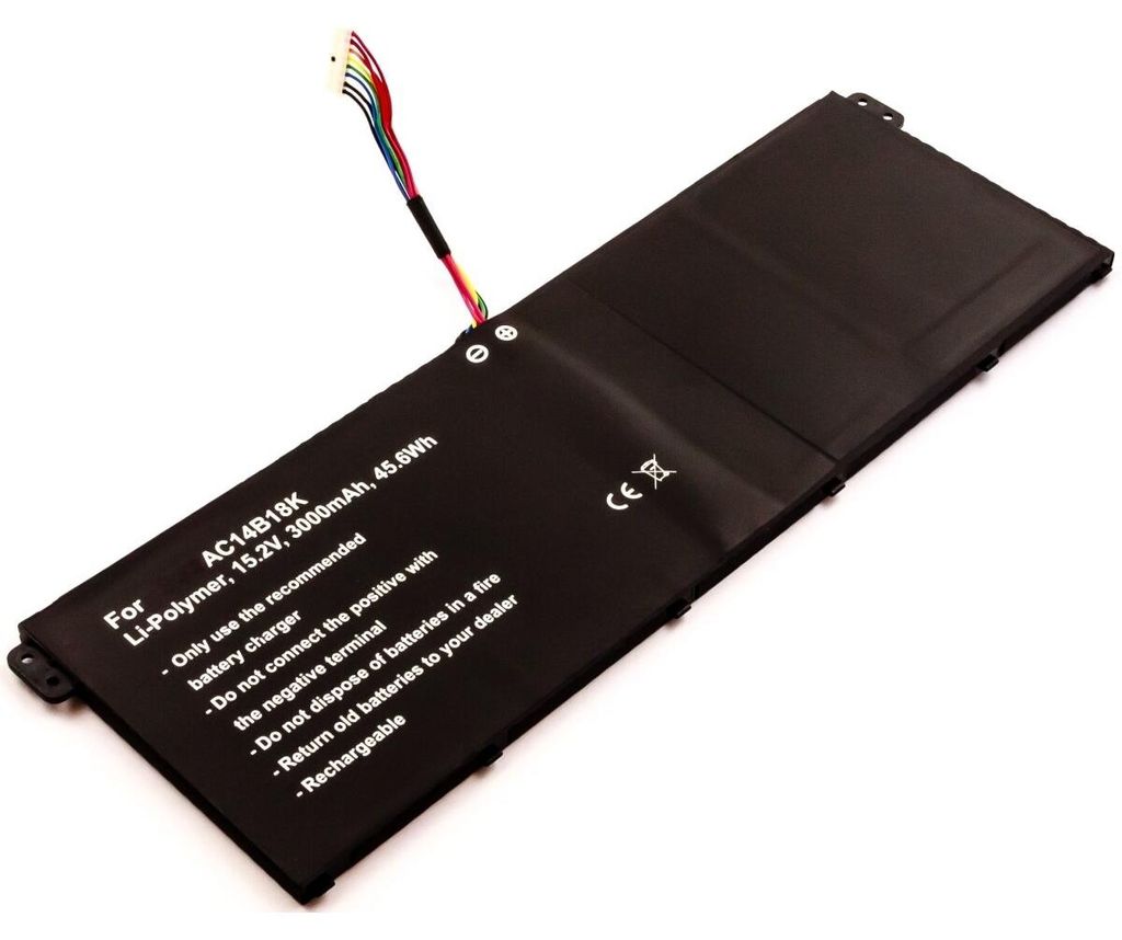 Akku für Acer TMP459-MG-5026 Li-Pol 15,2 Volt 3000 mAh schwarz