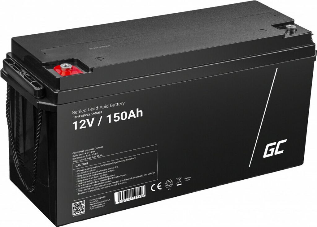 Green Cell AGM32 AGM VRLA baterie 12V 150Ah Obrázek produktu 