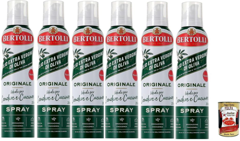 Bertolli Extra natives Olivenöl Spray Original, 6er Pack (6 Produktbild 