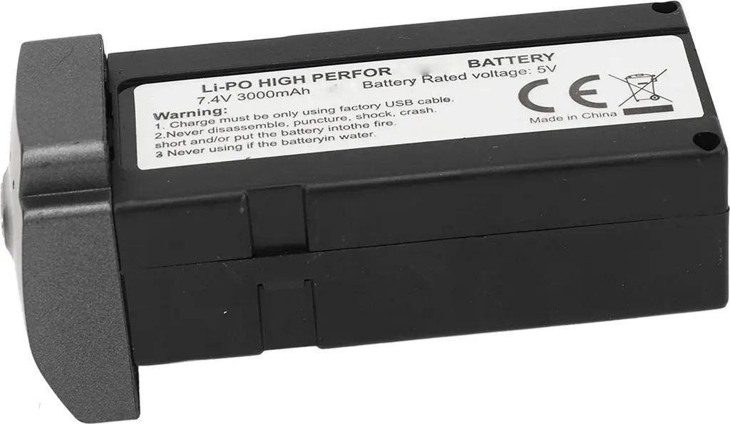 Batterie pour LYERC L600 7.4V 3000mAh pour Voler plus Longtemps sans Risque - 7