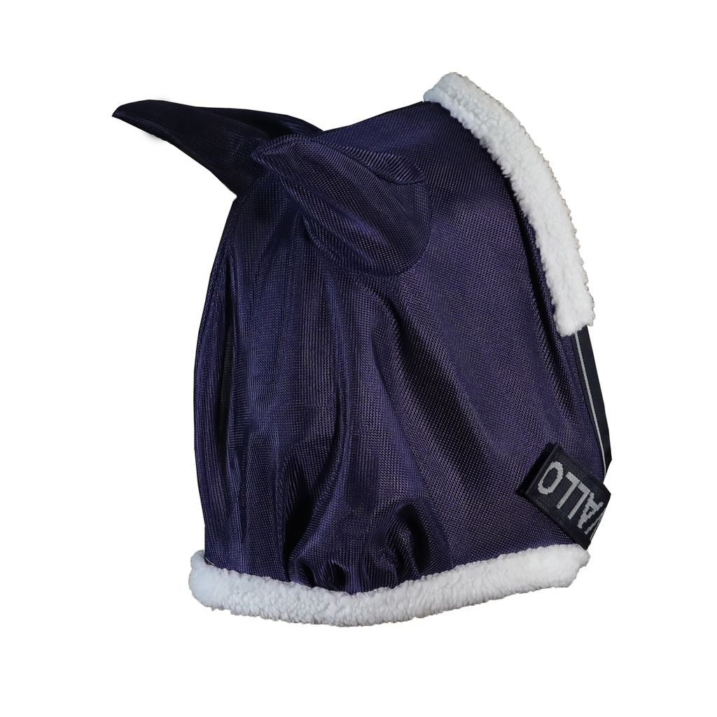 Acavallo Anti-Fly Maske mit Ohrenschutz, Größe:XL, Farbe:navy