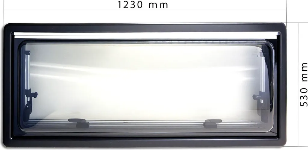 Fenêtre à projection PrimeVan 1200x500 mm double vitrage camping-car