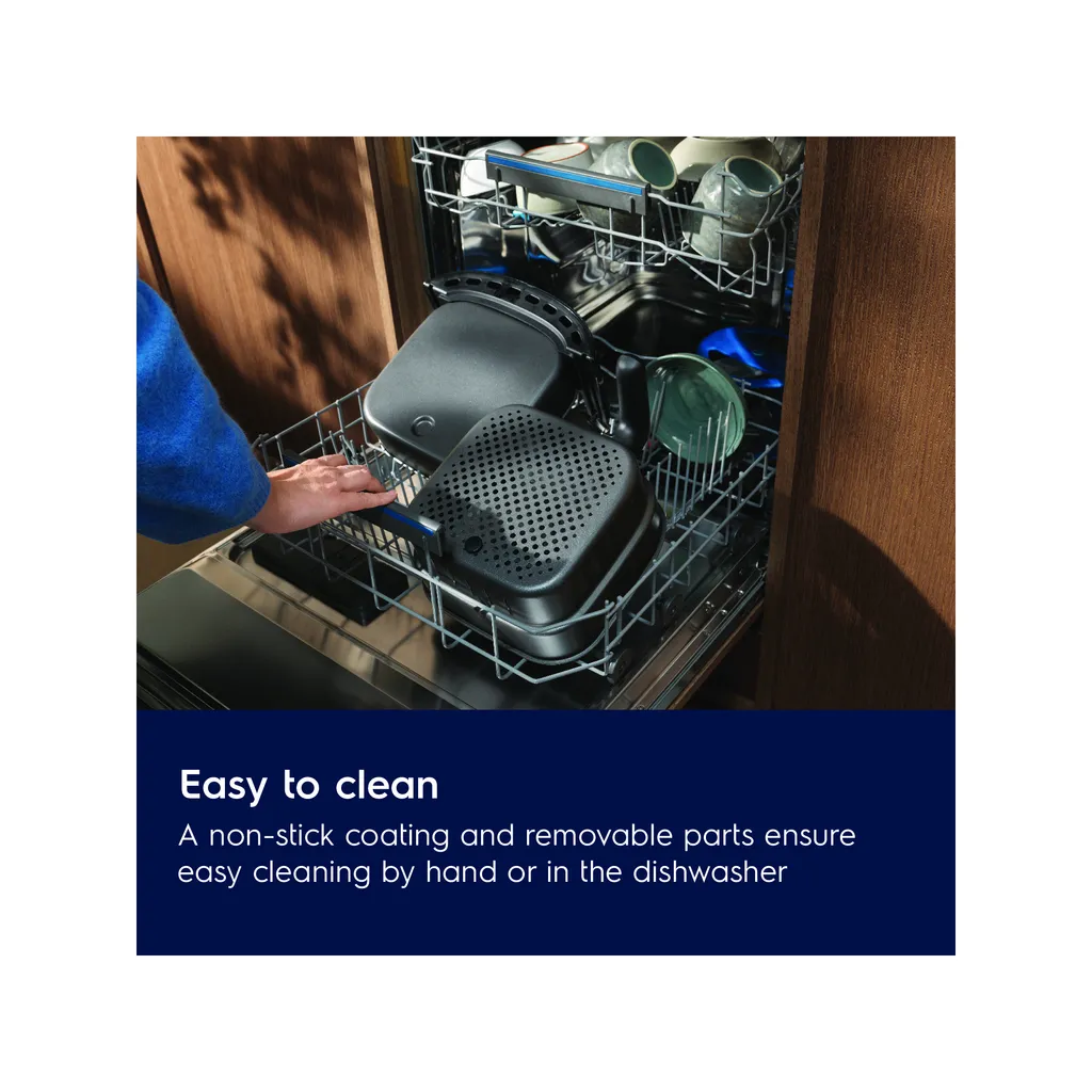 Friteuse à air chaud Electrolux 600 EAF3B Noir 3,3 L - Airfryer Compact