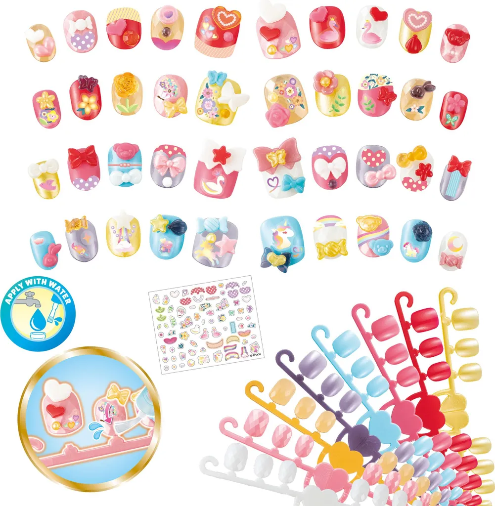 Aquabeads 35059 Kit Unghie per Bambine: Gioco Creativo Senza Colla - 2