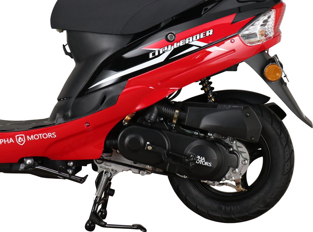 Mofaroller CityLeader 50 ccm 25 kmh EURO 5 rot Produktbild 12