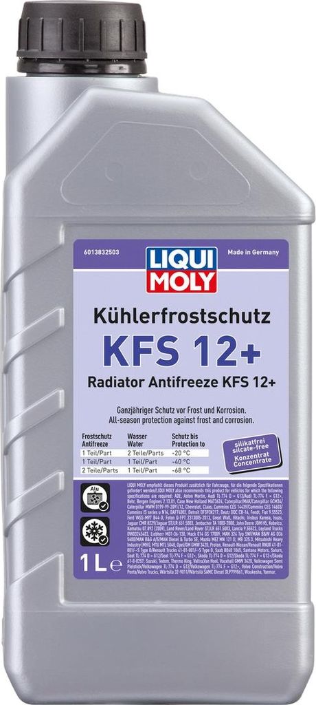 Liqui Moly Kühlerfrostschutz KFS 12+ 1 Liter Kanister Produktbild 