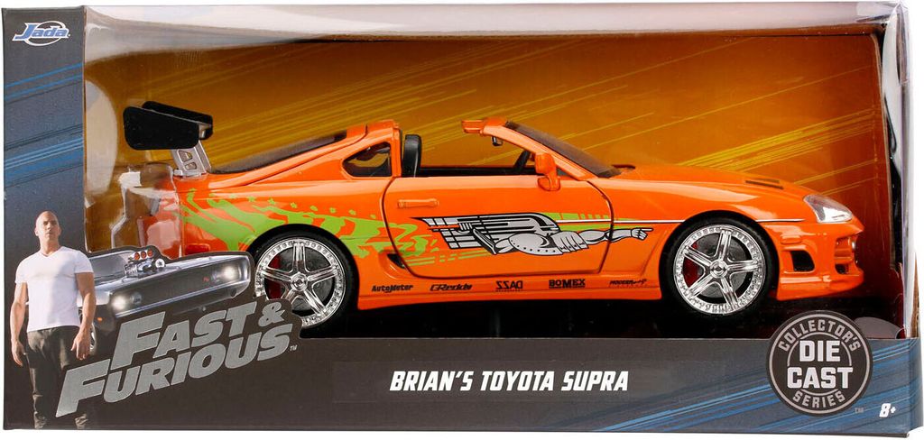 Rýchlo a zbesilo auto 1995 Toyota Supra 1:24 Obrázok produktu 