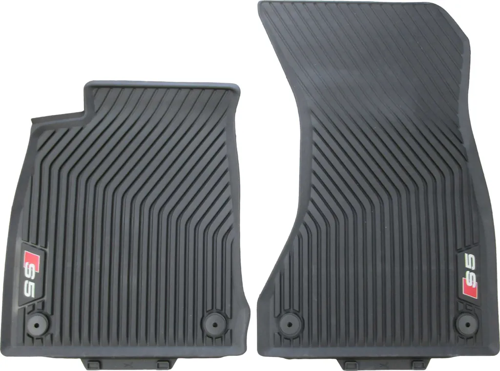 Tappetini Originali Audi A5 S5 B9: Protezione Premium in Gomma Nera