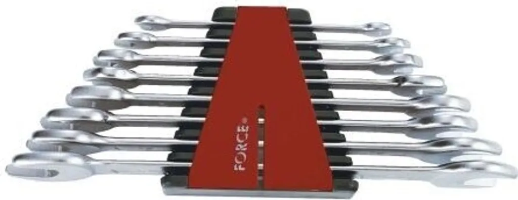 Coffret de clés plates à double fourche FORCE 5084 pour mécanique