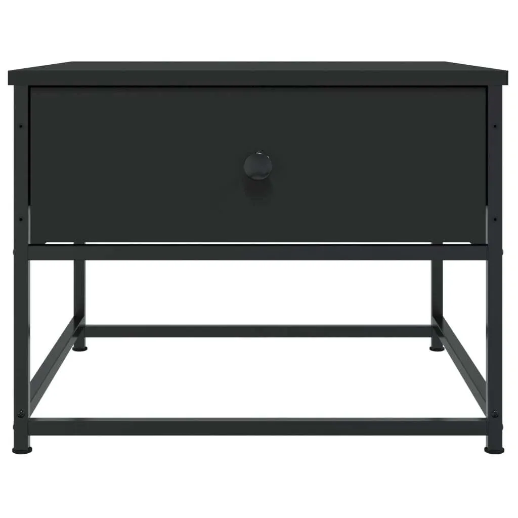 Tavolino Nero 51x51x40 cm Design Moderno - Mobili Legno Composito 5094884 - 6
