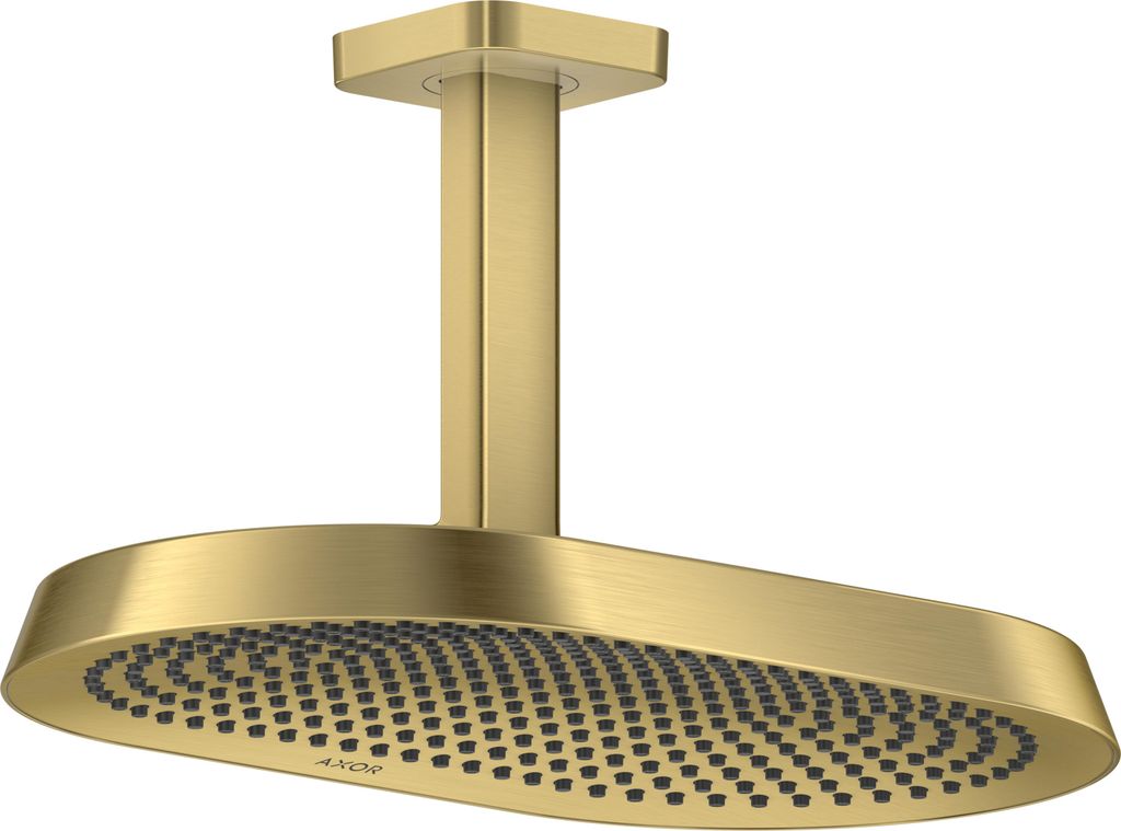 hansgrohe AXOR ShowerSphere Kopfbrause 370/220 2-jet EcoSmart mit Deckenanschluss, 39758950
