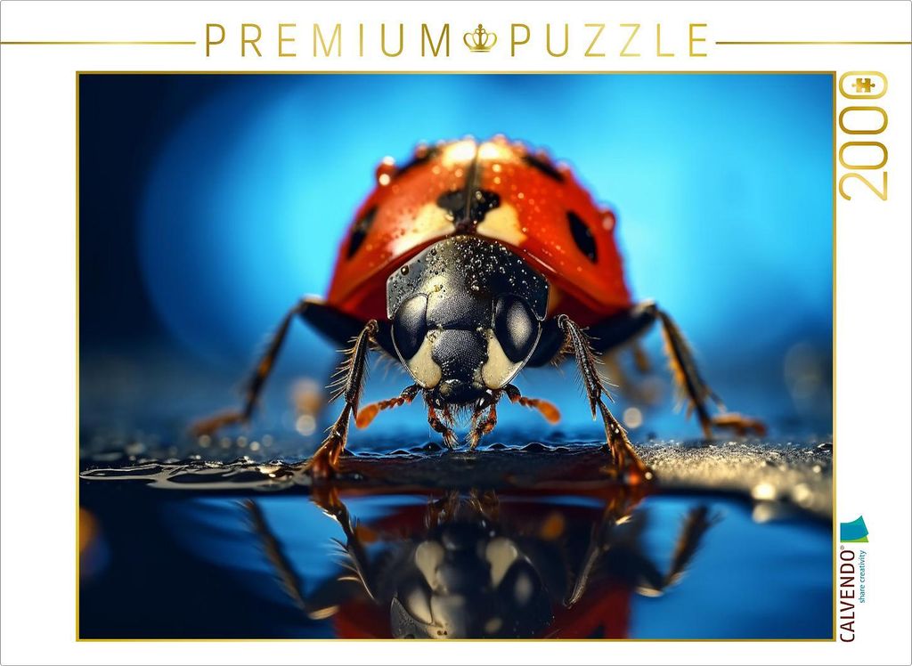 CALVENDO Puzzle Marienkäfer | 2000 Teile Lege-Größe 90x67cm Foto-Puzzle für glückliche Stunden