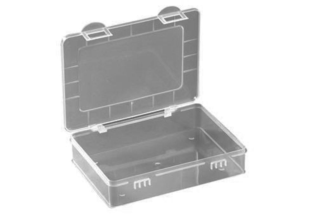 Allit EuroPlus Basic 18/1 Sortimentskasten Kleinteilebox transparent