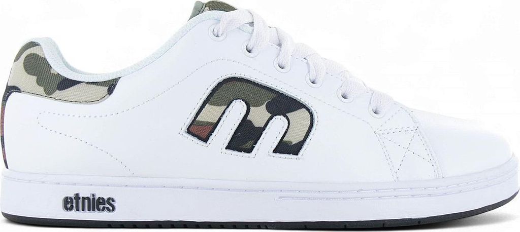Etnies Callicut - Herren Sneakers Skate Skater Schuhe Weiß 4101000014-124 , EU 45.5