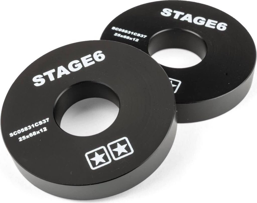 Stage6 Motorlager bearbeitet 25x68x12mm 2 Stück