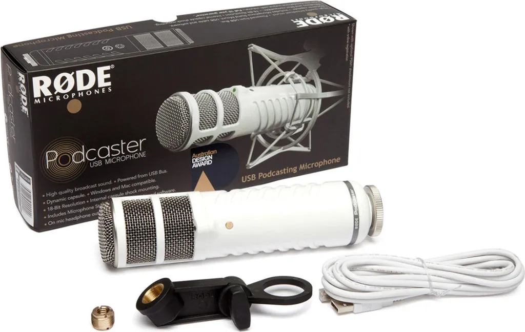 Micro Rode Podcaster dynamique USB et son bras de studio articulé - 4