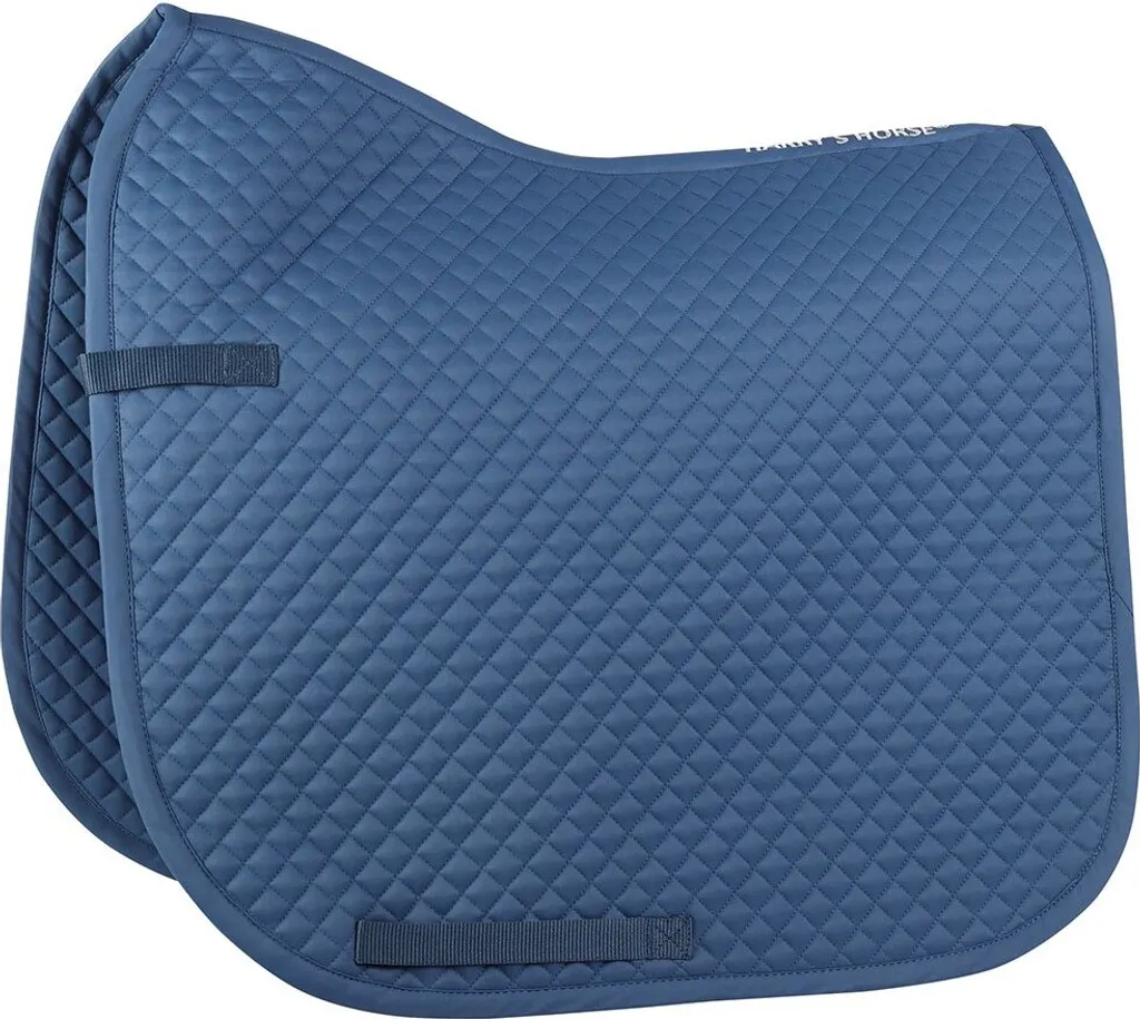 Tapis de selle bleu Full dr Harry's Horse Delux pour concours et club
