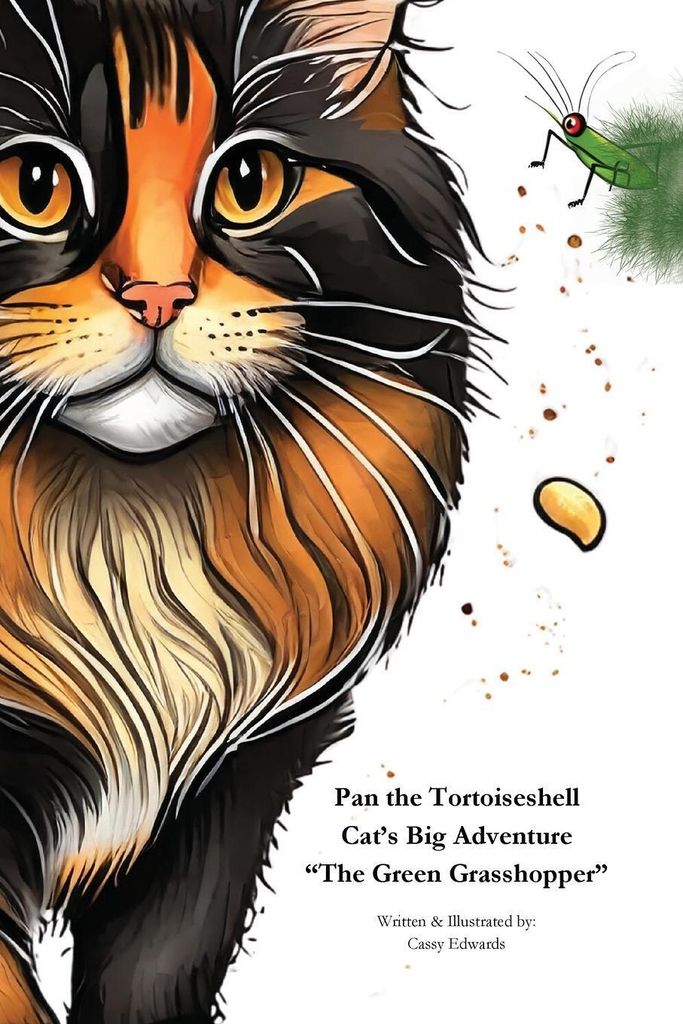 Pan the Tortoiseshell Cat's Big Adventure "The Green Grasshopper"