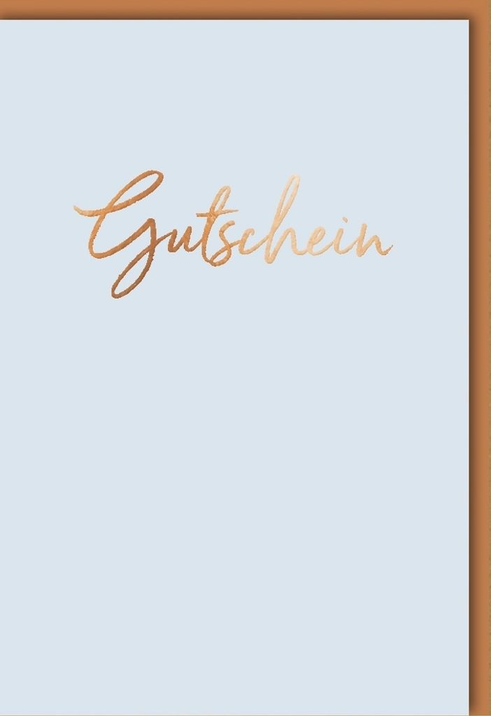 Gutschein - Glückwunschkarte im Format 11,5 x 17 cm mit Produktbild 