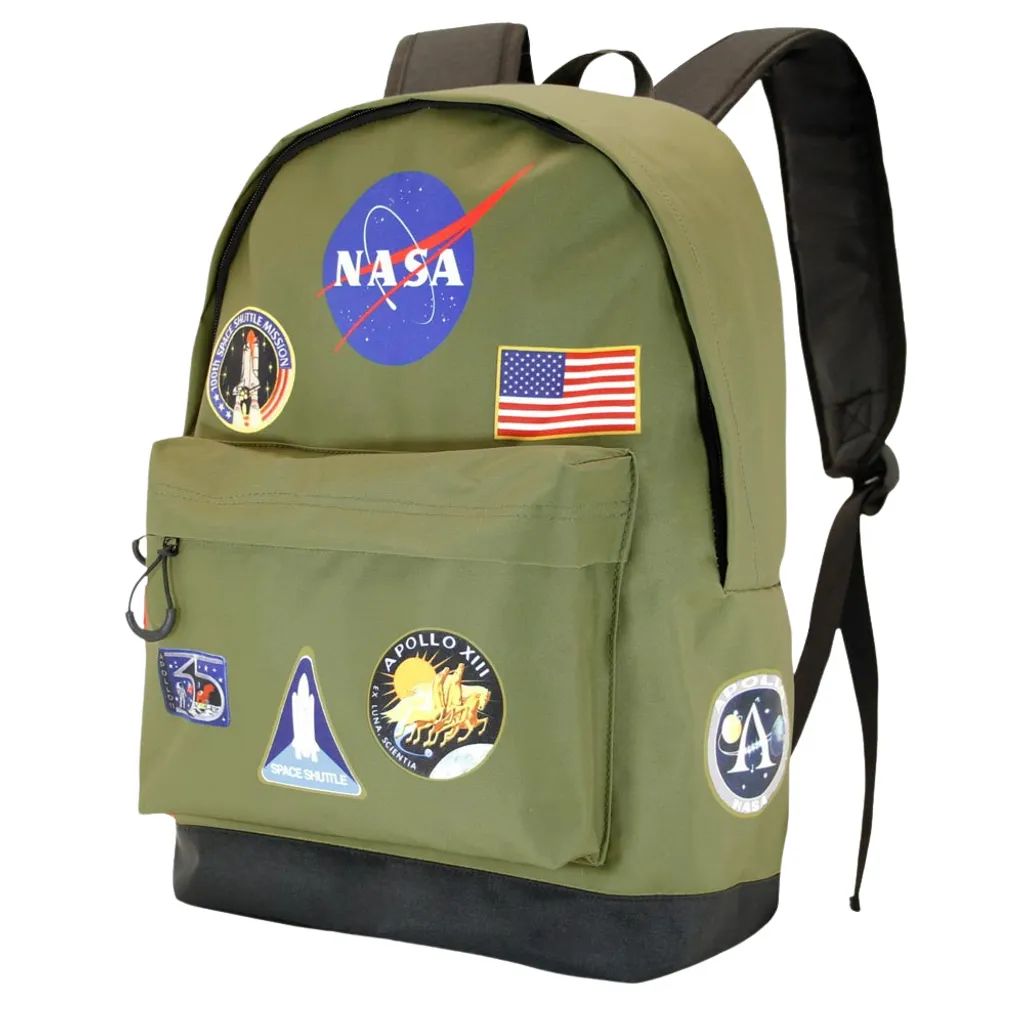 Zaino NASA Khaki Infinity Edition - Due Scomparti per il Liceo
