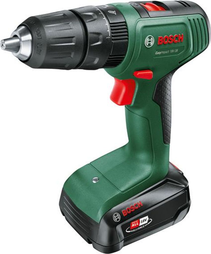 Akku-Bohrschrauber EasyImpact 18V-38, 1 x Akku PBA 18V 2.0Ah, Tragekoffer