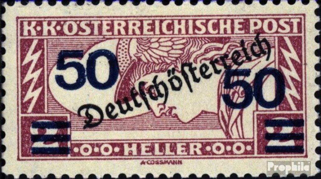 Briefmarken Österreich 1919 Mi 254 (kompl.Ausg.) postfrisch Eilmarken