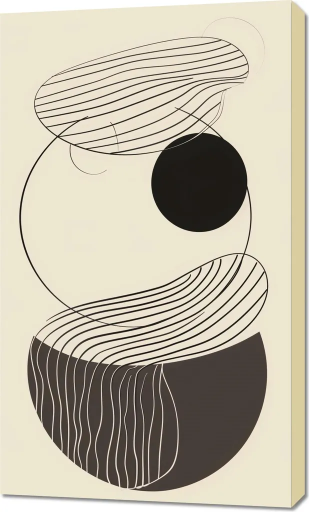 Image 60 x 100 cm Imagination et réalité pour Salon et Bureau Moderne