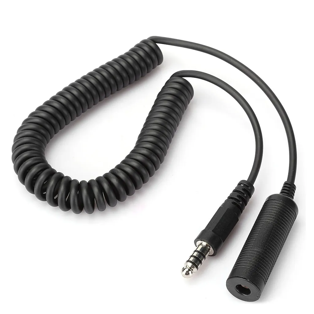 Câble d'Extension Audio pour Casque d'Hélicoptère avec Prise Militaire - 5