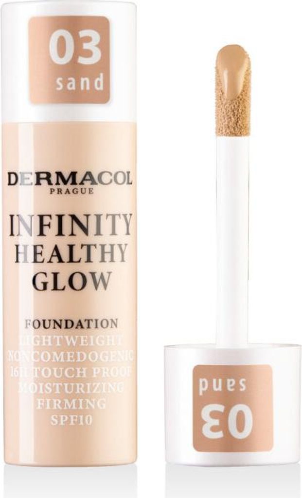 Dermacol Infinity Healthy Glow Foundation Make-up zur Verjüngung der Gesichtshaut 01 Fair 20 g